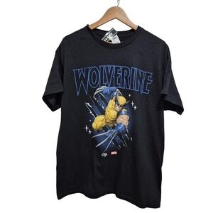 Marvel VLA Wolverine 100% Cotton Graphic Shirt (SIZE: L)